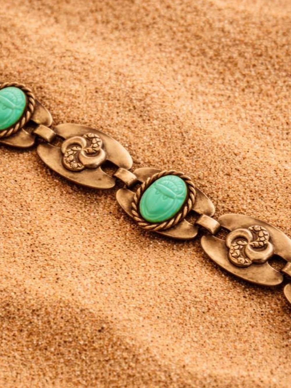 Vintage Egyptian revival bracelet 60s